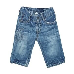 Vintage Baby Gap 1969 Jeans 6–12 Months – Embroidered Dragon Denim Y2K Style